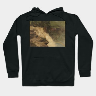 A Waterfall in Colombia by Frederic Edwin Church Hoodie